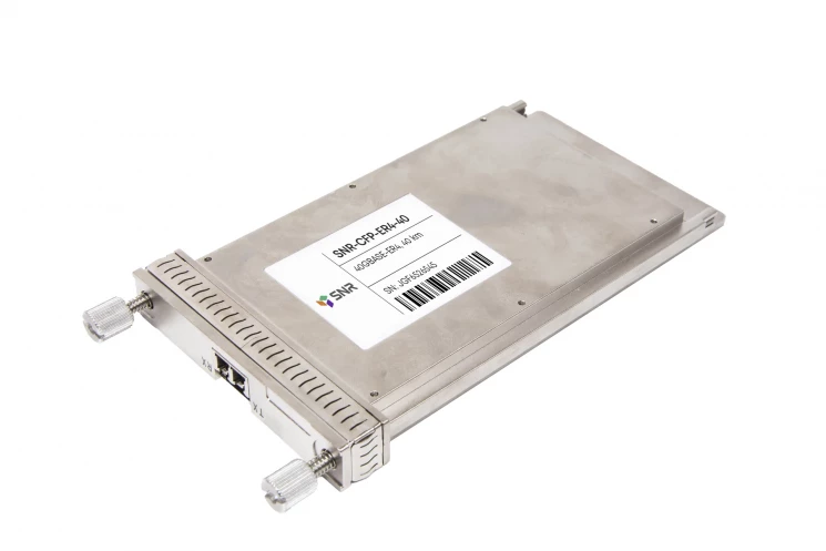 Двухволоконный модуль, CFP 40GBASE-ER4, разъем LC, дальность до 40км (18dB)