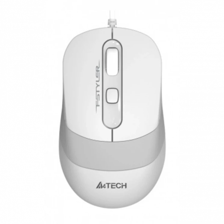 Мышь A4Tech Fstyler FM10 белый/серый оптическая (1600dpi) USB (4but)