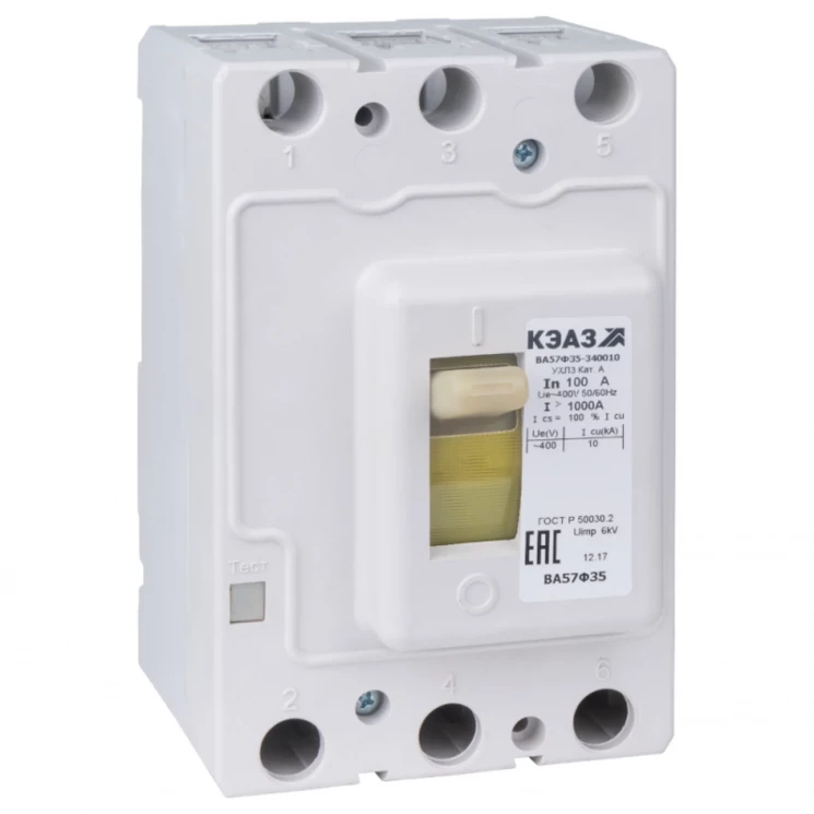 Выключатель автоматический 31.5А 315Im ВА57Ф35-340010 УХЛ3 400В AC КЭАЗ 151418