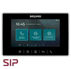 Видеомонитор Beward SM710, SIP-протокол, 7" дисплей, USB, 12В(DC), ОС Linux